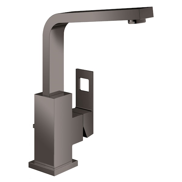 Centerset Single-Handle Single-Hole High Spout Bathroom Faucet - 1.5 Gpm, Gray